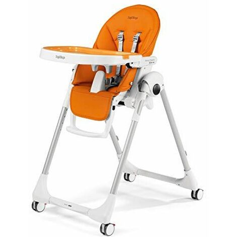 Peg Perego Prima Pappa Follow Me, chaise haute, Orange