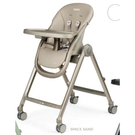 PEG PEREGO Seggiolone Pappa Living Space Sand Beige