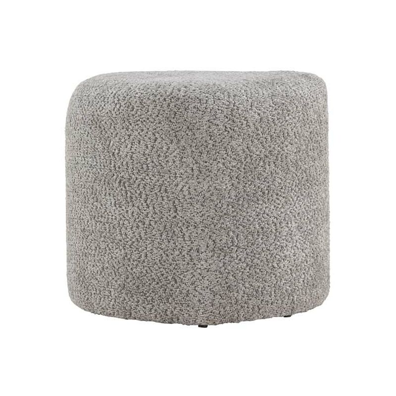 Venture Home Peg Pouf Ø46cm Grau.