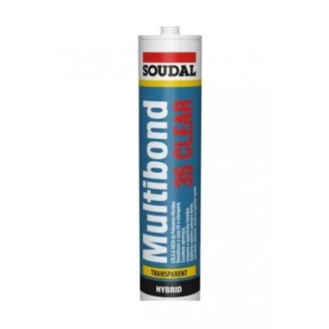 PEGA TODO TRANSPARENTE 290ML MULTIBOND MS35 CRYSTAL - SOUDAL