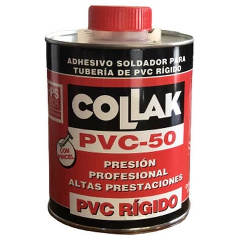 Pegamento Adhesivo Lento PVC-50 C/Pincel 1L - Collak