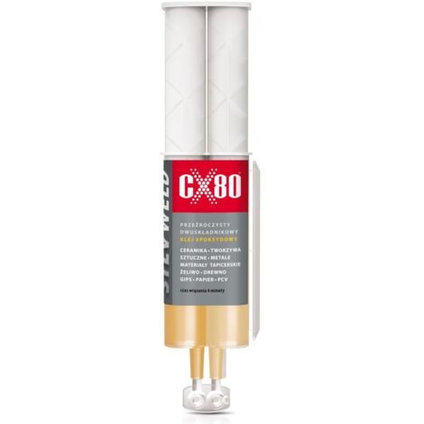 PEGAMENTO DE RESINA EN JERINGA 24ML SILV WELD - CX-079