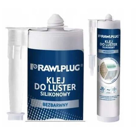 Pegamento de silicona para espejos, transparente, 300 ml
