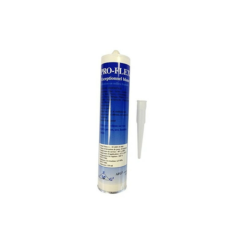 

Pegamento especial para piscinas, ProFlex White 310 ml - Mastic Étanche Multifonction