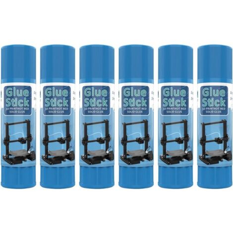 Pegamento, HUIOP Board Easy Stick 6PCS PVP Stick No tóxico Lavable Cama de impresora 3D Cama Stick PVP Lavable Cama Tablero Easy Stick No tóxico Lavable dsfen QISUO