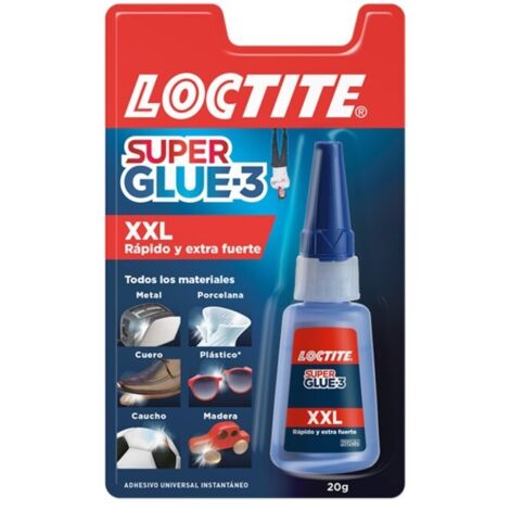 Pegamento instantaneo 20 gr super glue3 loctite