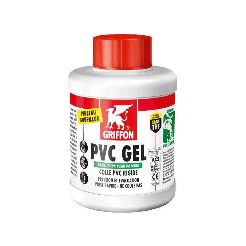 

Pegamento para PVC: tarro de 500 ml