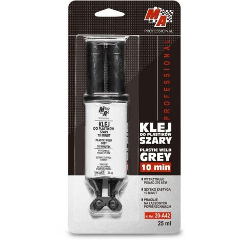 PEGAMENTO PARA SOLDADURA DE PLÁSTICOS 10 MINUTOS GRIS 25ML - BIS 20-A42