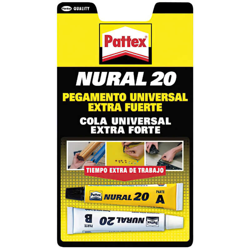 

Henkel - Nural - 20 blanco transparente (juego 2 tubos 22 cm³. )