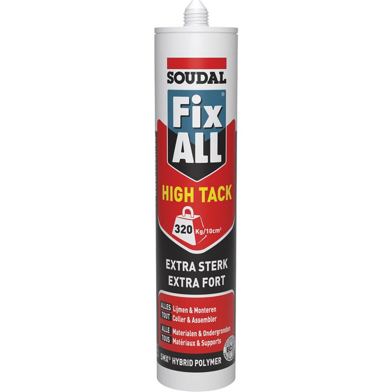 

Pegamento 'Reparar Todas alta' 290 ml Tack 'White - Soudal