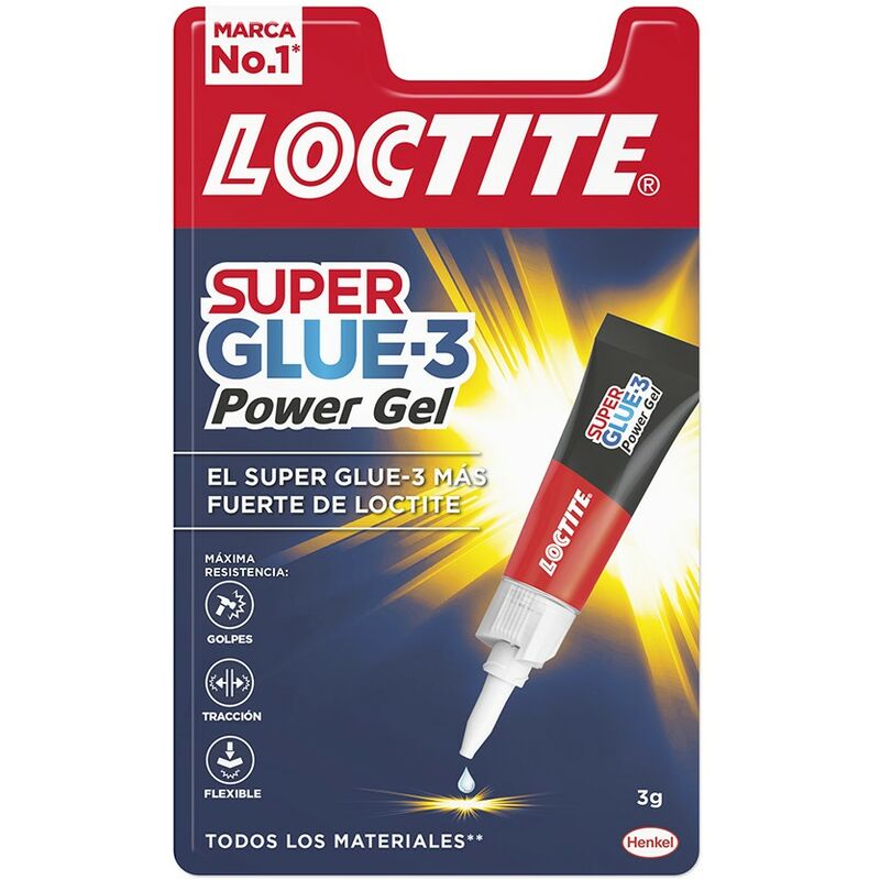 

Blister super-glue 3gr. power flex