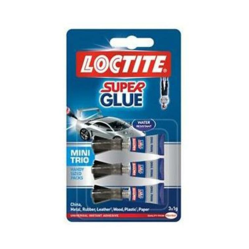 

Pegamento Instantaneo 1 Gramo Super Glue3 3 Tubos - Loctite