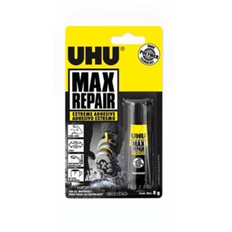 PEGAMENTO UHU UNIVERSAL MAX REPAIR 20ML SIN DISOLVENTE