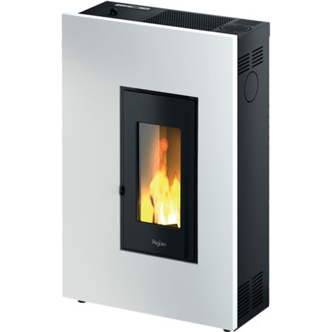 Pegaso Madison - Stufa a pellet canalizzabile da 5,2 Kw Bianca