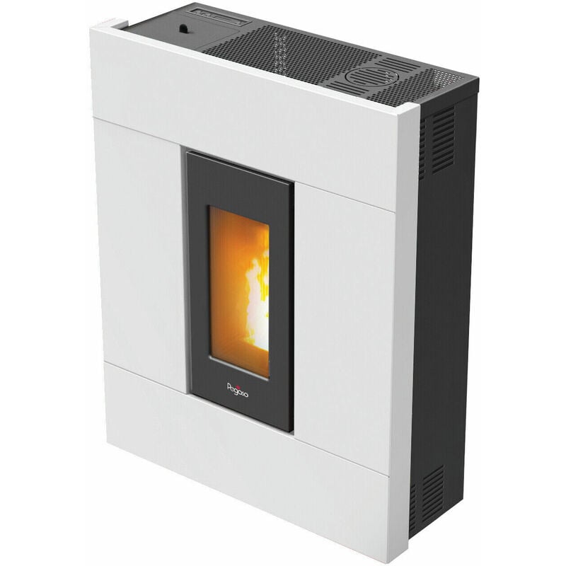 Pegaso - Tabla - Poêle à pellets ventilé blanc 7 Kw