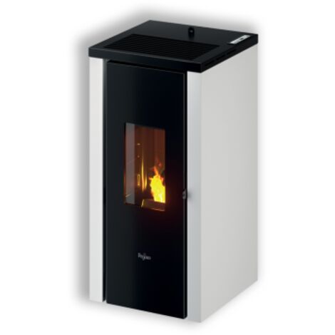 Pegaso Vera 7 stufa a pellet ad aria da 7 kW rivestimento acciaio verniciato per 138 m