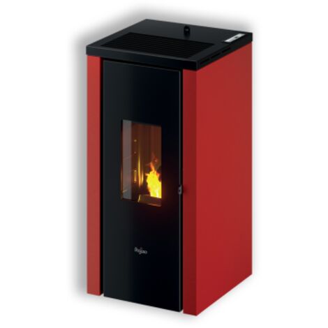 Pegaso Vera 7 stufa a pellet ad aria da 7 kW rivestimento acciaio verniciato per 138 m
