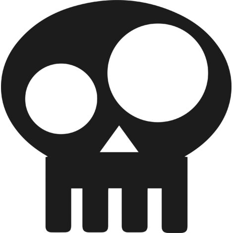 PEGATINA GRANDE DE HALLOWEEN FANTASMA CALAVERA NH013