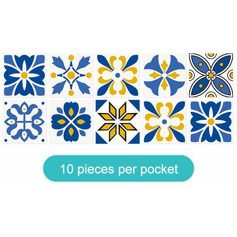 

Pegatinas a prueba de agua y aceite, pegatinas decorativas,10 * 10, HZ-002