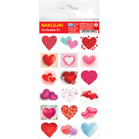 Pegatinas de corazón 01