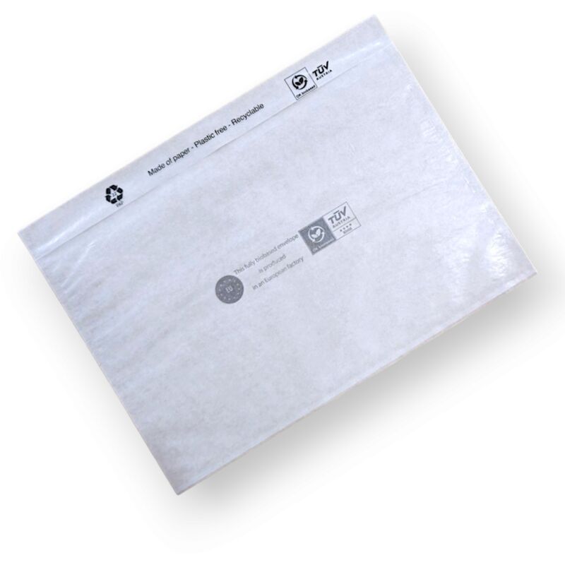 Pegatinas de descuento para papel de mensajería C5 ECO, paquete de 100.