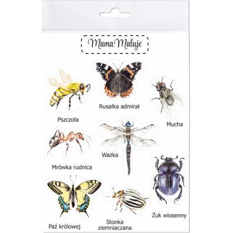 Pegatinas de insectos grandes 1