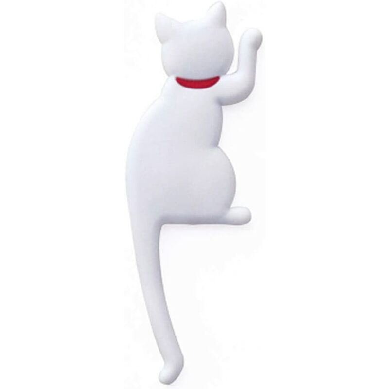 

Pegatinas de nevera, imán de PVC, gancho magnético para gatos, ganchos para llaves, decoración de cocina de juguete, nevera, decoración de gato,
