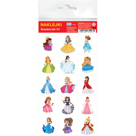 Pegatinas de princesa 01