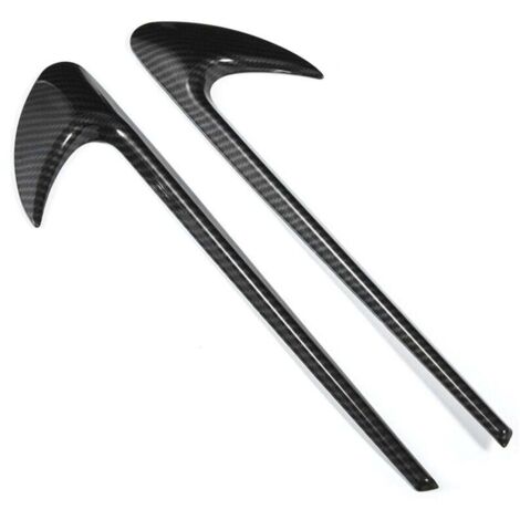 Pegatinas decorativas de fibra de carbono para guardabarros de coche, compatibles con Mercedes Benz C E S CLS Clase W205 W213