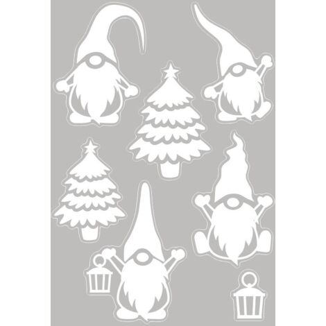 PEGATINAS FLOQ GNOMO DE JENGIBRE - Feeric lights & christmas