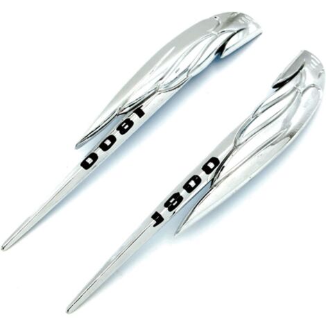 Pegatinas para el depósito de combustible de la motocicleta Honda VTX1800, emblemas y calcomanías para la decoración exterior (negro).