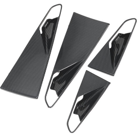 Pegatinas para manijas de puertas interiores - Marco de fibra de carbono - 4 piezas para ID.4 Crozz 2021 2022