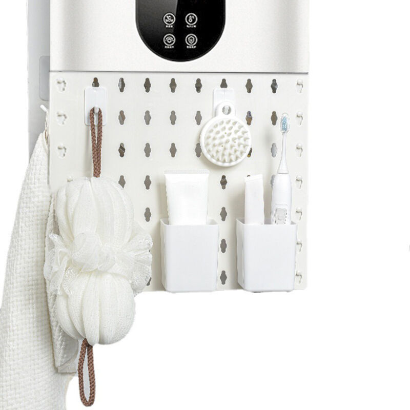 Pegboard Wall Mounted Display Multi Function Punching Free Storage Rack Gas Water Heater Pipe Cover- Trimec