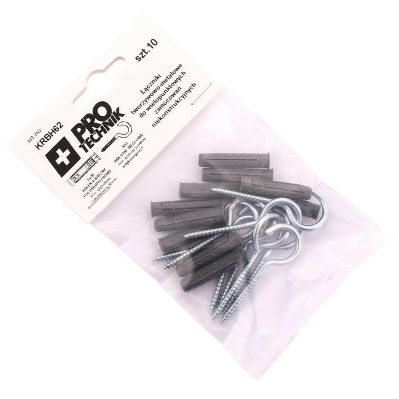 

Pegs Uniw Hooy De Techo 6Mm Blister-10Pcs