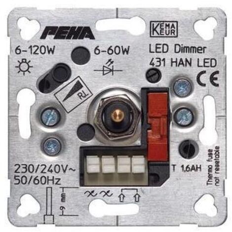 Peha Drehdimmer Unterputz D 431 HAN LED o.A.