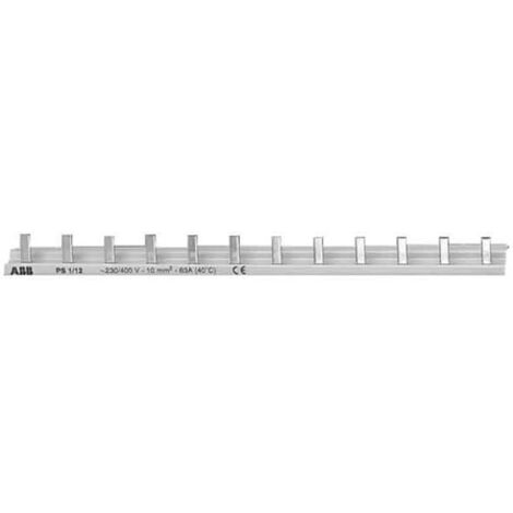 Peigne 1 Pôle 12 modules 10mm² 2CDL210001R1012 ABB 359804