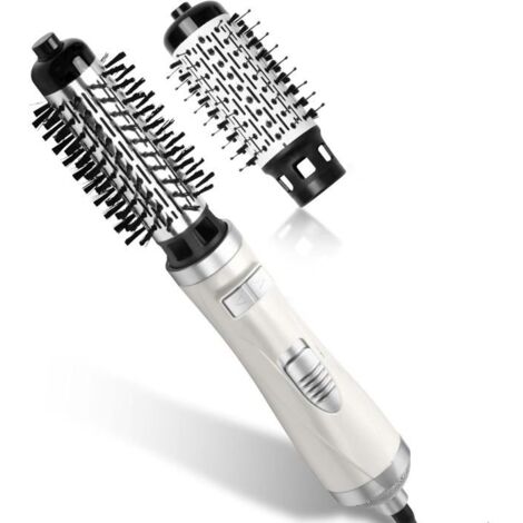 Peigne à air chaud rotatif automatique, fer à friser à grandes vagues, peigne à lisser, peigne Brosse pour Cheveux Longs Courts