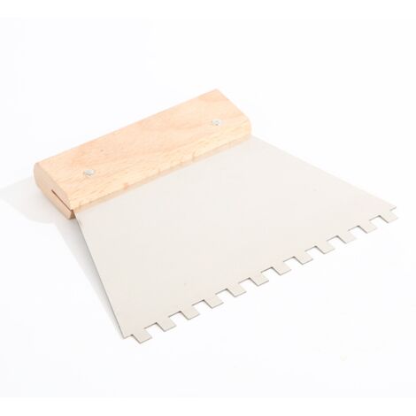 Peigne à colle Dents 15 cm - Spatule à colle 15 cm denture carrée