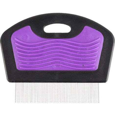 Peigne à puces 7 cm pour chat et chien - Flamingo