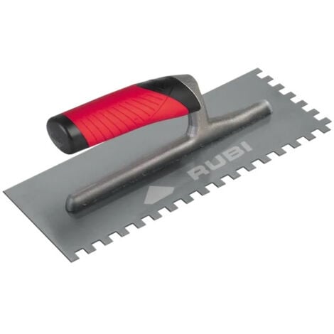 Peigne acier Rubi 74982 28cm dents carrées 12x12 manche Rubiflex ouvert
