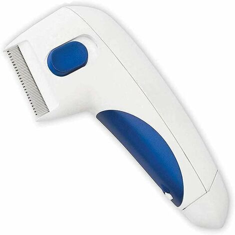 Peigne anti-puces pour chien chat, peigne anti-puces électronique, brosse pour peigne de toilettage pour animaux de compagnie anti-poux pour chiens chats, élimination efficace des pucesCollier anti-pu