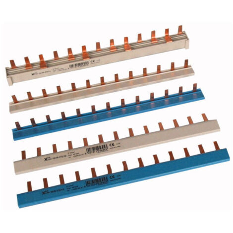 Peigne / Barre de pontage bleue (neutre) - 13 modules - 264919 - Eaton