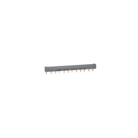 Peigne d'alimentation tripolaire HX³ traditionnel pour bornes à vis longueur 12 modules maximum 4 appareils LEGRAND 404942