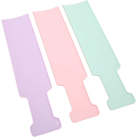 Peigne de coloration capillaire élargi, 3 planches à balayage pour surfaces lisses et application précise