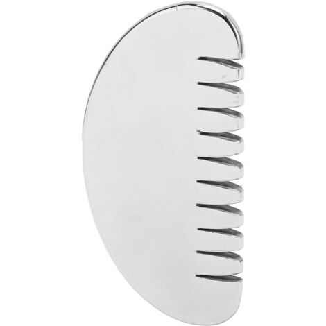 Peigne de Massage en Pierre de Gua Sha, Soin Capillaire et Stimulation des Méridiens
