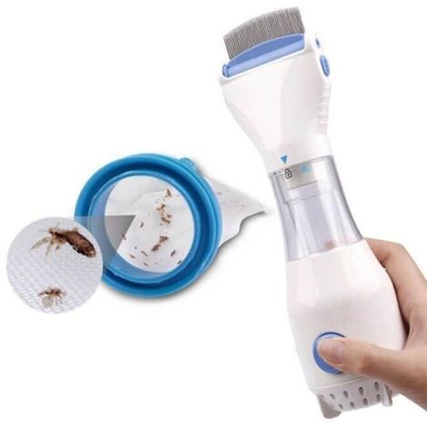 Peigne de nettoyage des cheveux anti-poux multifonctionnel électrique pour nettoyer le peigne à puces physique