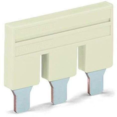 Peigne de pontage 3 raccords, gris clair, isolé 25 pcs