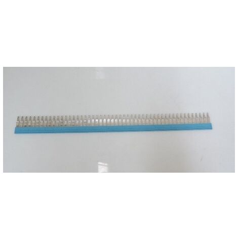 Peigne de pontage 50P isolé bleu horizontal pour bloc de jonction Pas 6mm 32A (à l'unité) ZQV 4N/50 BL WEIDMULLER 1528240000