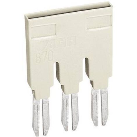 Peigne de pontage 859-404 Nombre de pôles: 4 gris clair 1 pc(s) WAGO 859-404