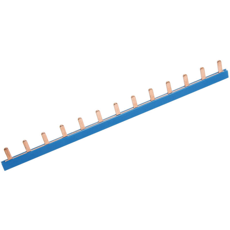 Peigne de raccordement reversible 10MM&sup2; LONG.225MM bleu et noir - Noir/bleu